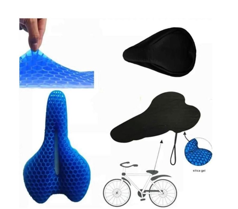 Funda Para Asiento De Bicicleta, Con Cojin De Silicona-1