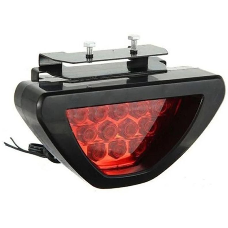 Tercer Stop Luz De Freno Auxiliar Triangular Led Roja 12v-0
