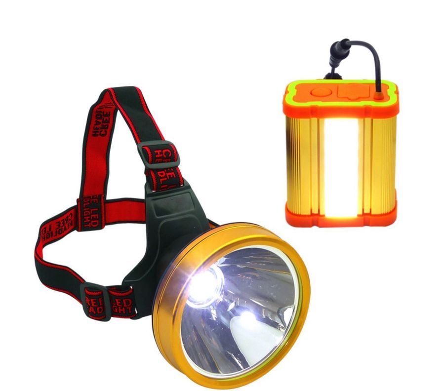 Linterna Led Para Minero Con Bateria Externa-0