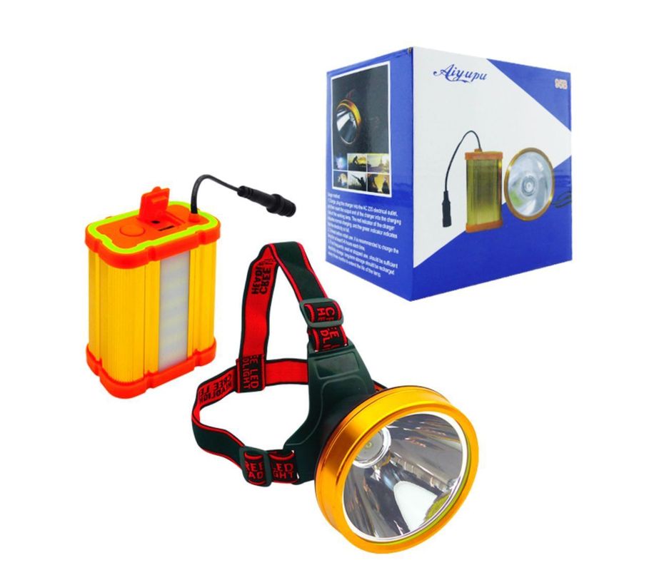 Linterna Led Para Minero Con Bateria Externa-1