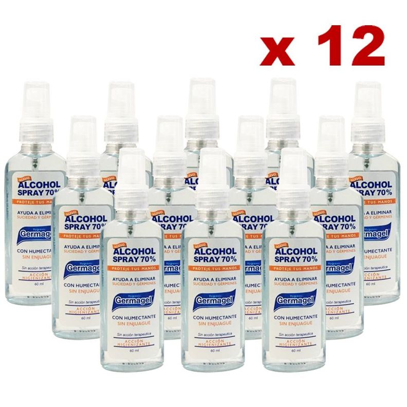 Pack 12 Alcohol Spray 70% 60ml-0