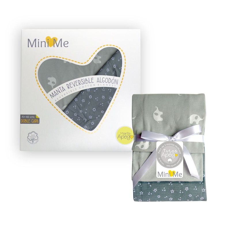 OFERTA Mantas para bebe Algodón Premium Mini Me unisex-0