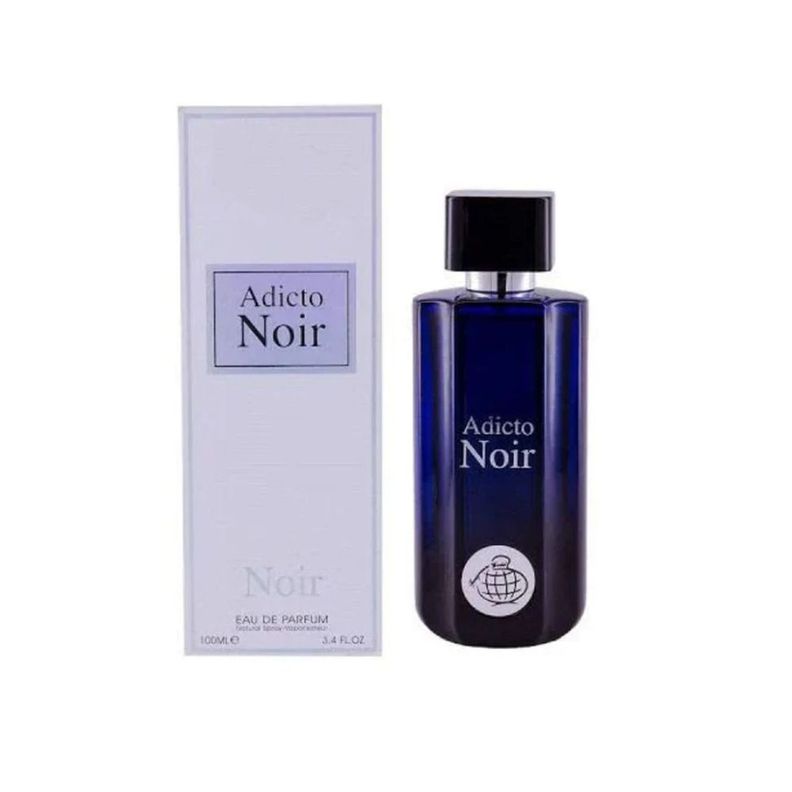 Perfume Adicto Noir Fragrance World EDP Mujer 100 ml Diseno 1