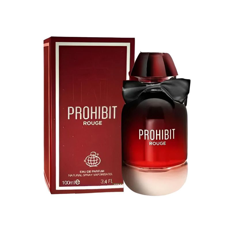 Perfume Prohibit Rouge Fragrance World EDP Mujer 100 ml Diseno 1