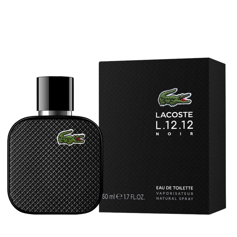 Perfume L.12.12. Noir Lacoste EDT Hombre 50 ml Diseno 1