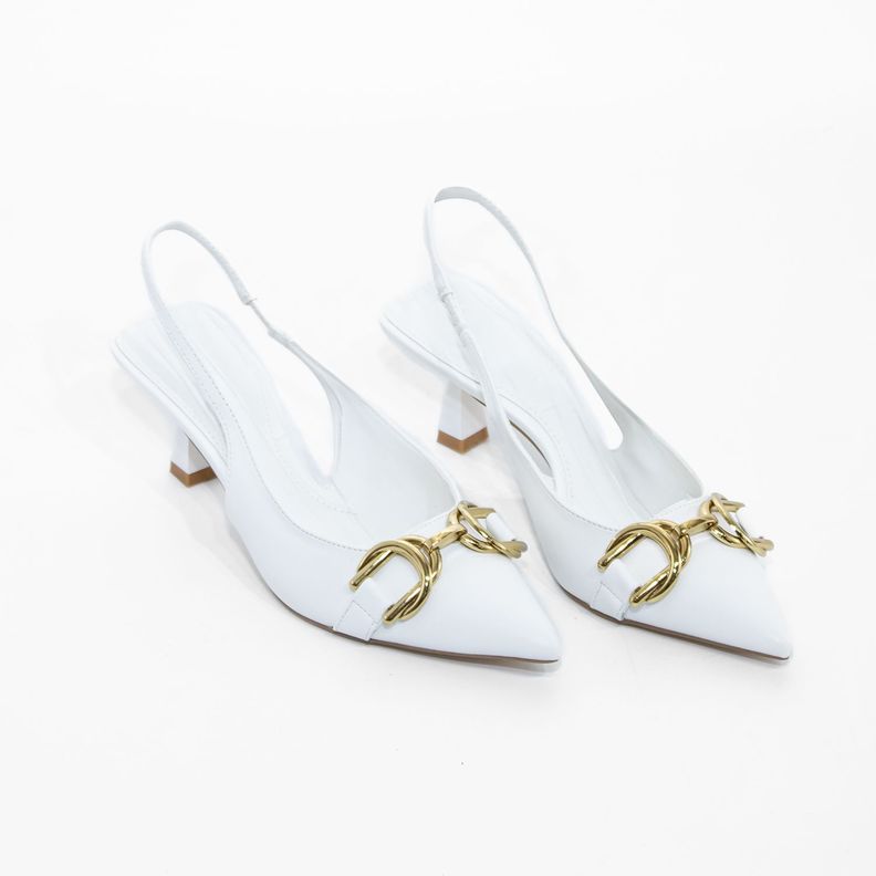 Stiletto Abierto 2 Argollas Blanco Mailea-3