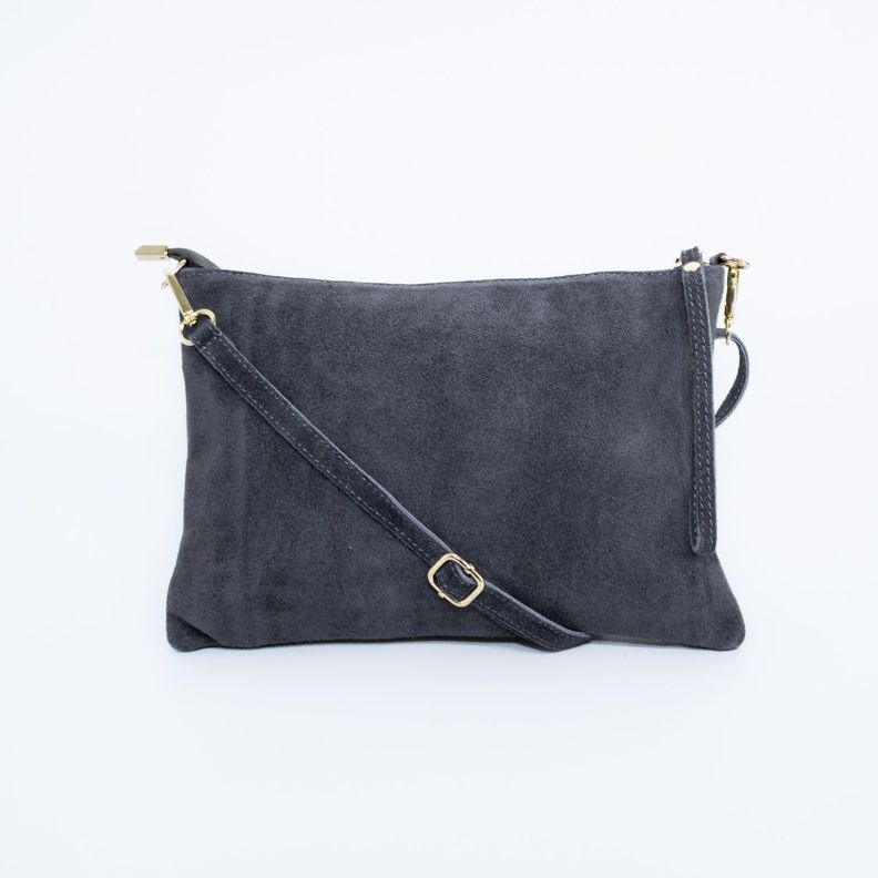 Bandolera Mailea reno con remaches Gris-3