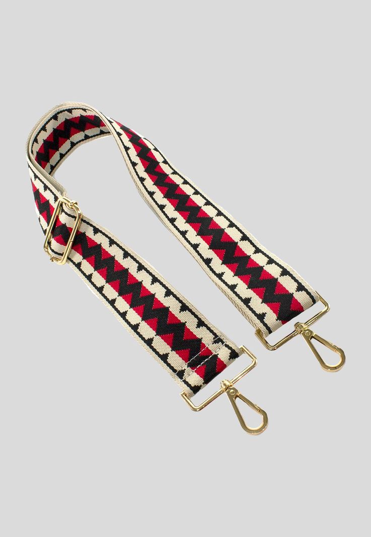 Correa Larga X Carteras Rojo-0