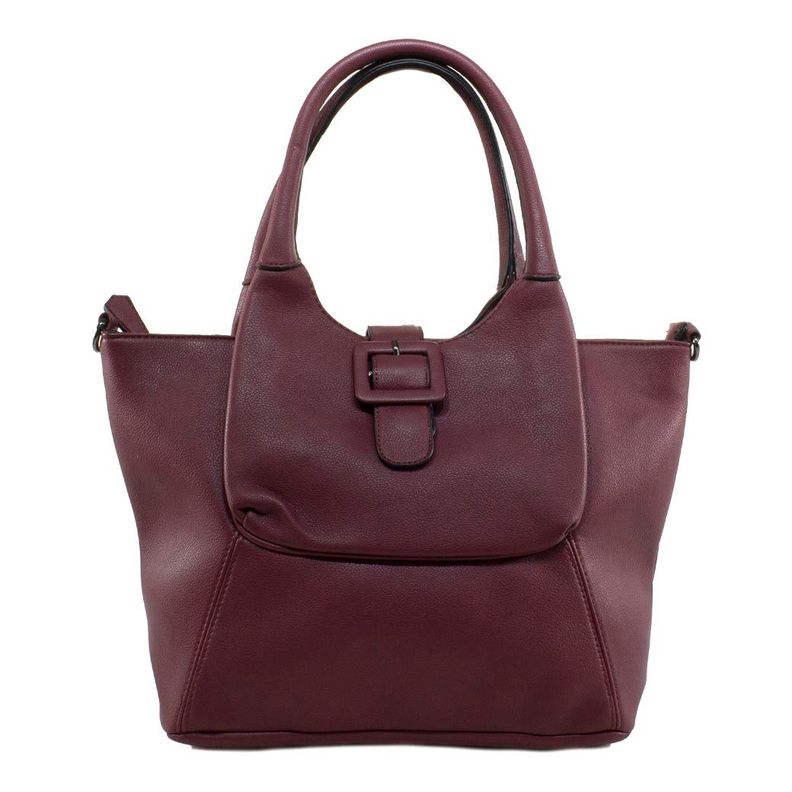 Cartera Bolsillo C/ Manilla Burdeo