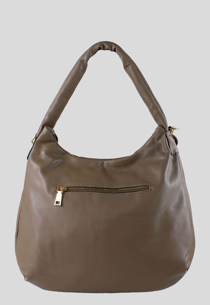 Cartera Cadena Frontal Taupe-2