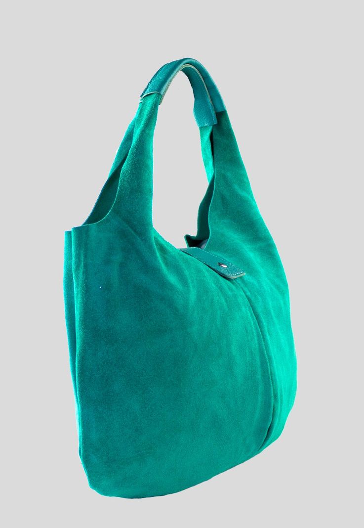 Cartera Reno Pasador Cuero Turquesa-1