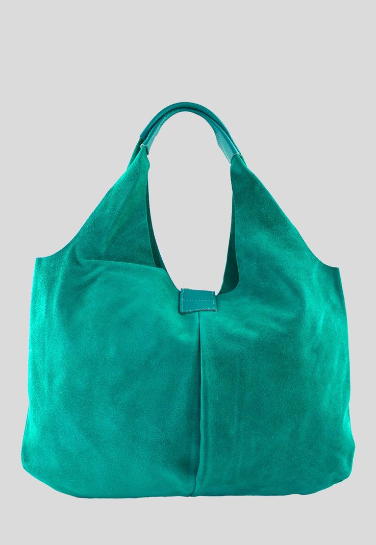 Cartera Reno Pasador Cuero Turquesa-2
