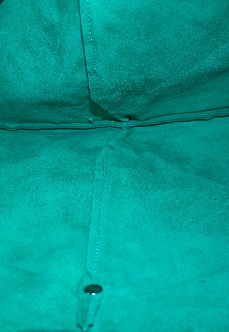 Cartera Reno Pasador Cuero Turquesa-4