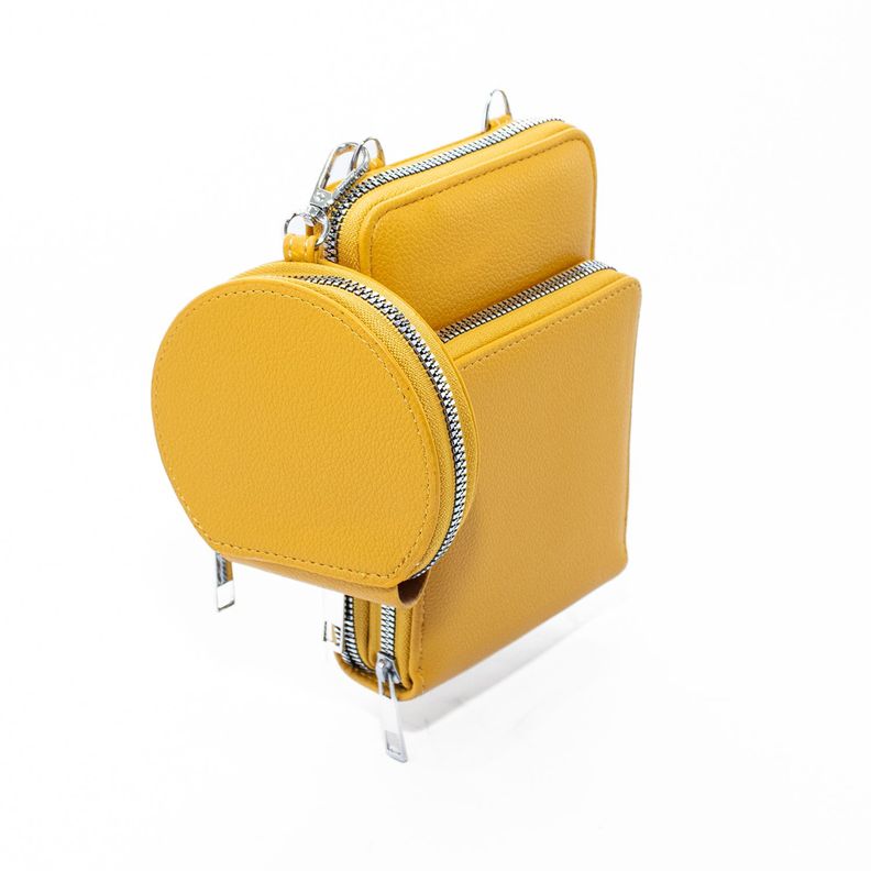 Portacelular con Monedero Amarillo-2