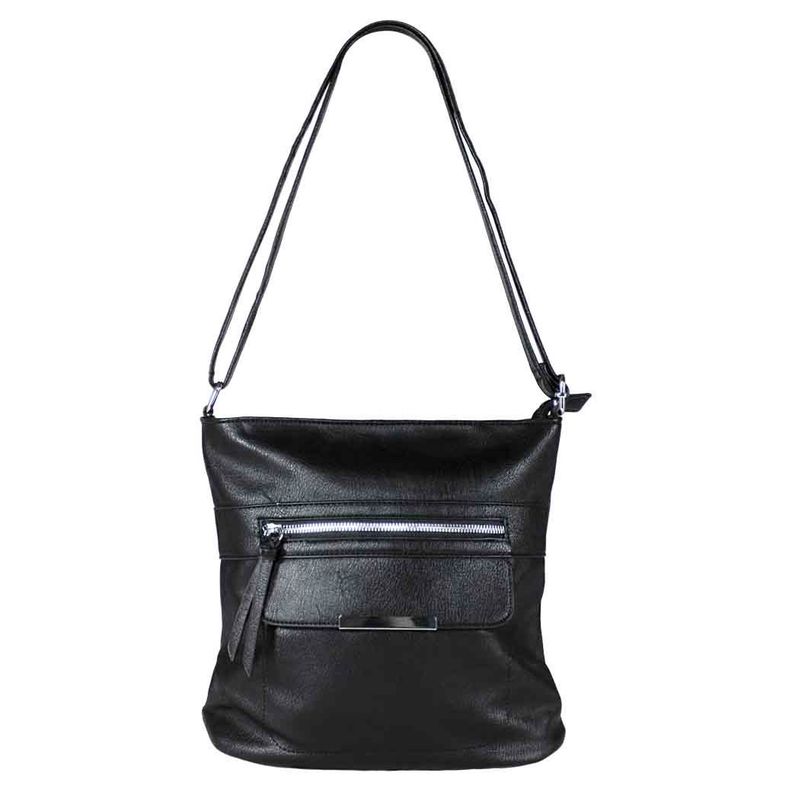 Bandolera Bolsillo Placa Negro