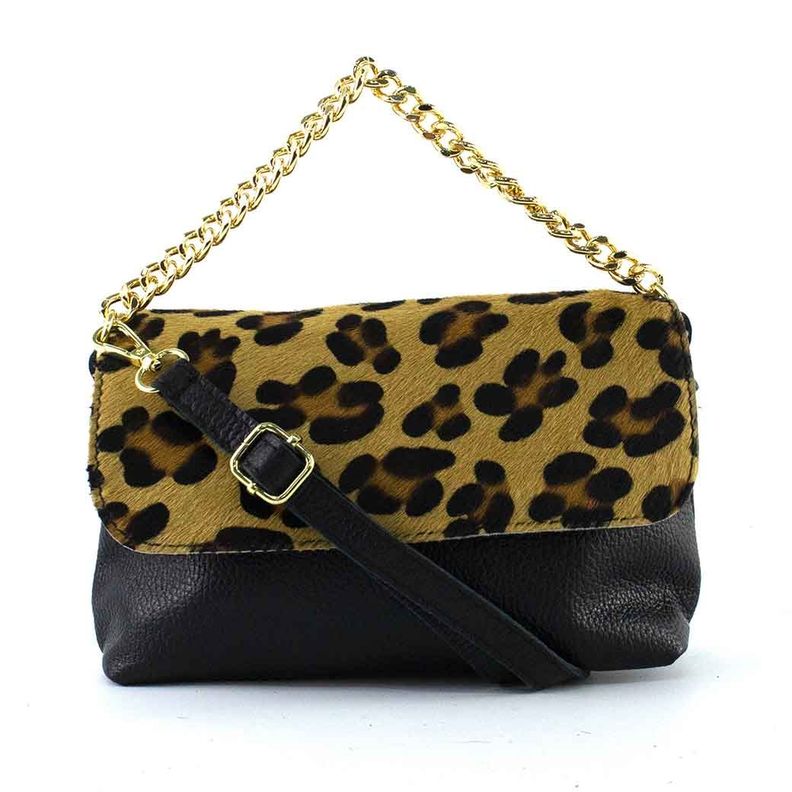 Cartera de Cuero Cierre 673 Mujer Leopardo Mailea-0