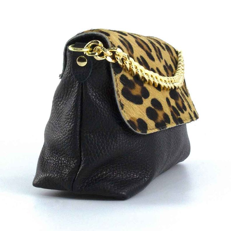 Cartera de Cuero Cierre 673 Mujer Leopardo Mailea-1