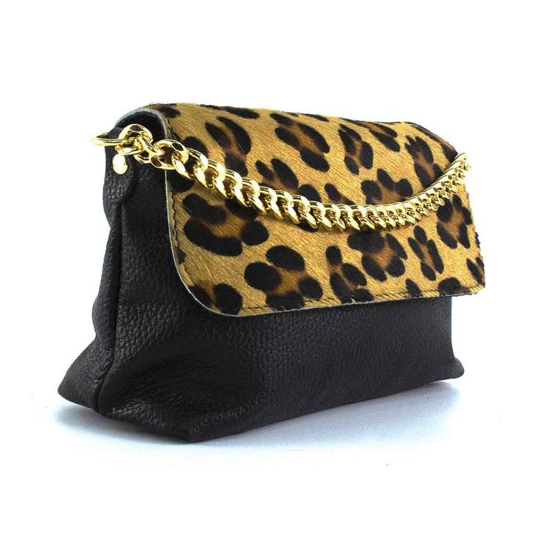 Cartera de Cuero Cierre 673 Mujer Leopardo Mailea-4