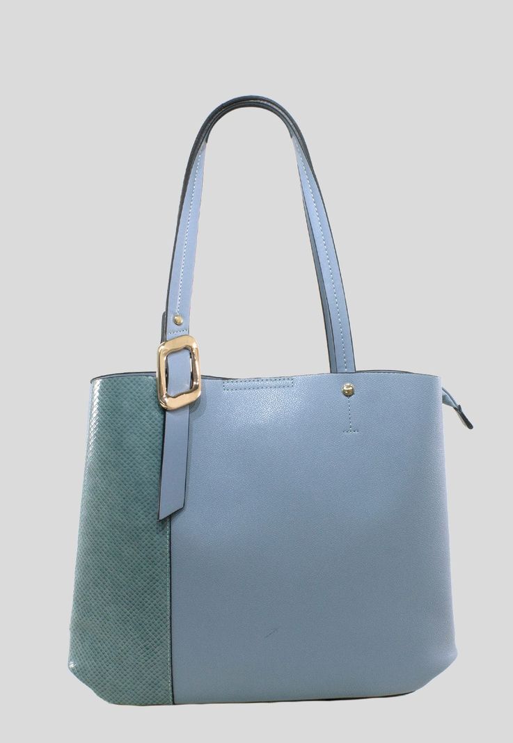 Cartera Faja Piton Celeste-0