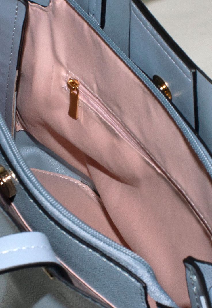 Cartera Faja Piton Celeste-3