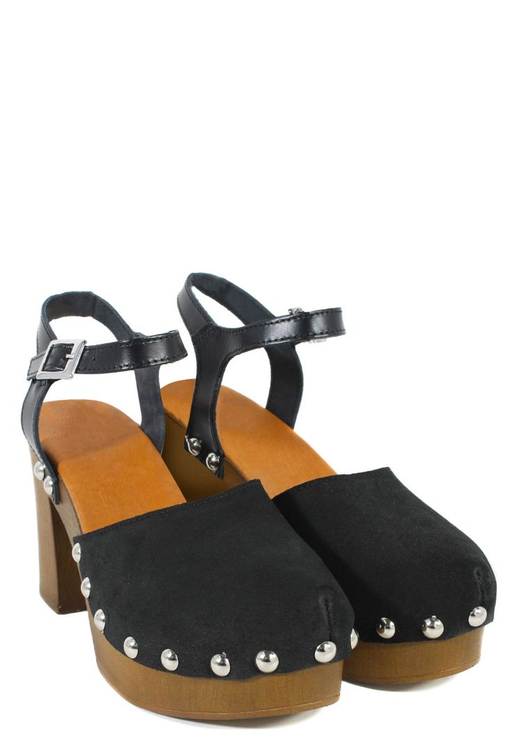 Zueco Reno Taco Amarra Negro-3