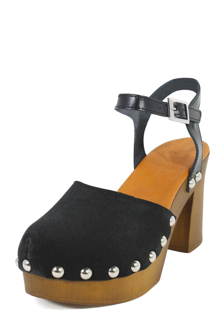 Zueco Reno Taco Amarra Negro-1