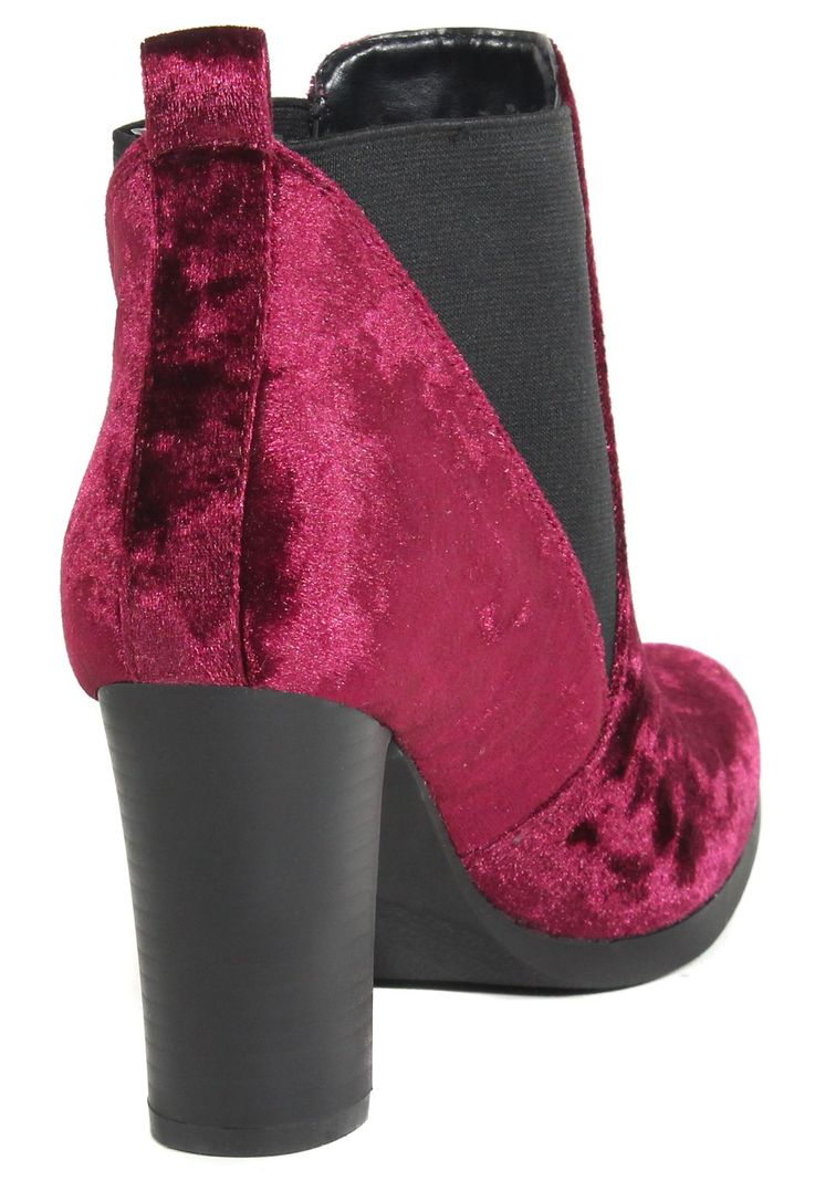 Botin Gamuza con Elastico Burdeo-2