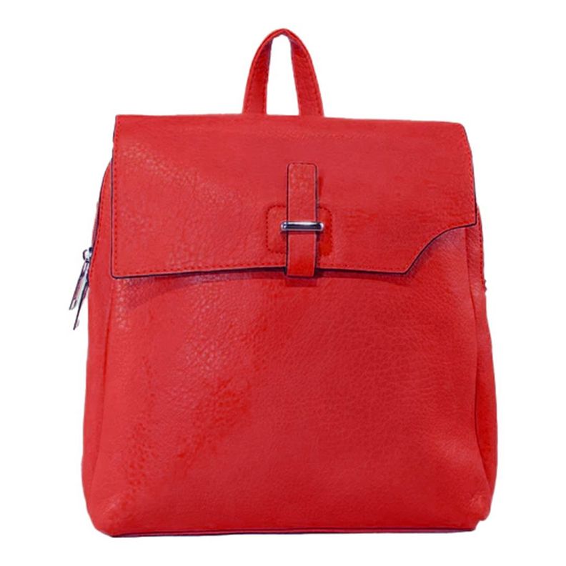 Mochila C/Pasador Metal Rojo