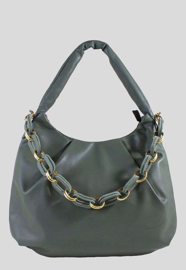Cartera Cadena Frontal Verde-0