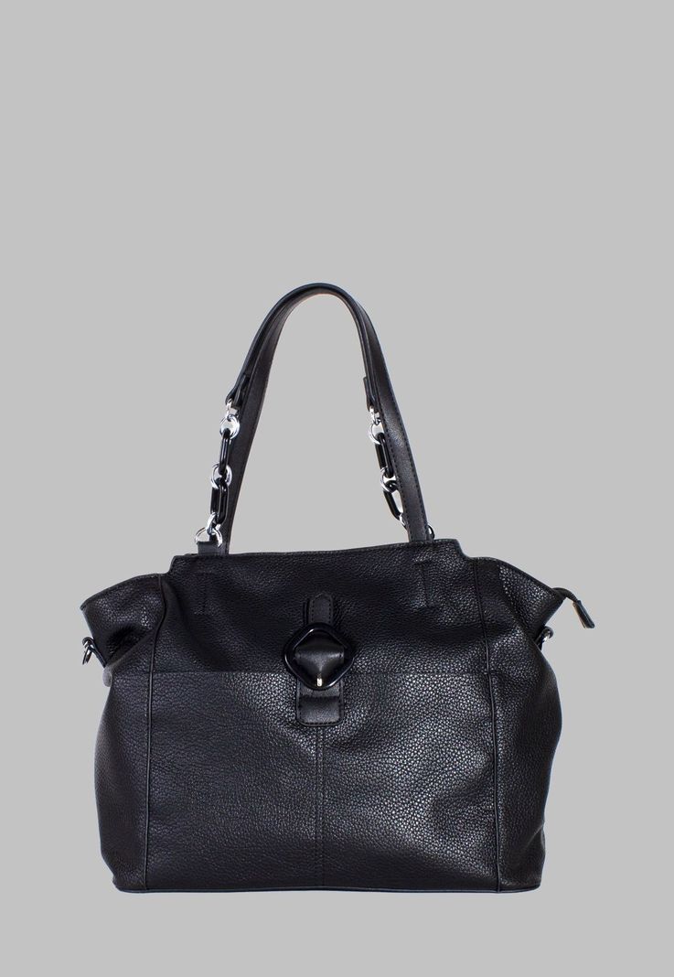 Cartera Manilla Cadena Carey Negro-0
