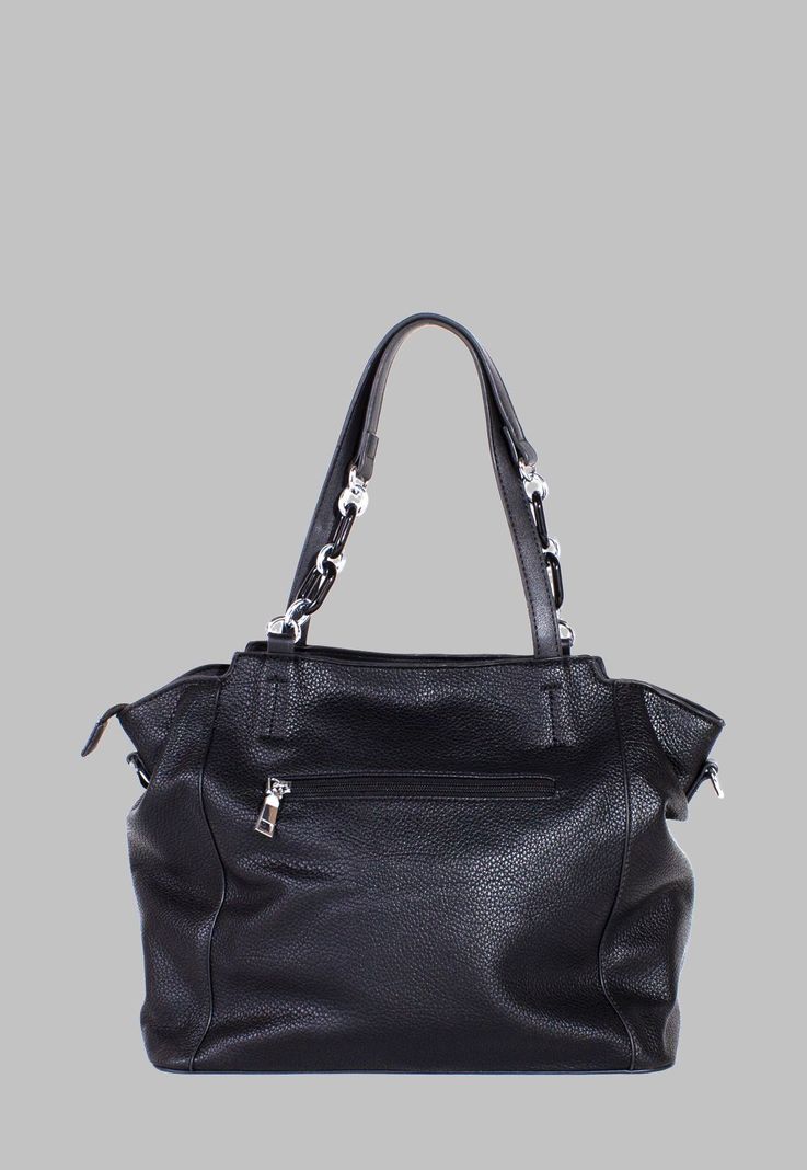Cartera Manilla Cadena Carey Negro-2