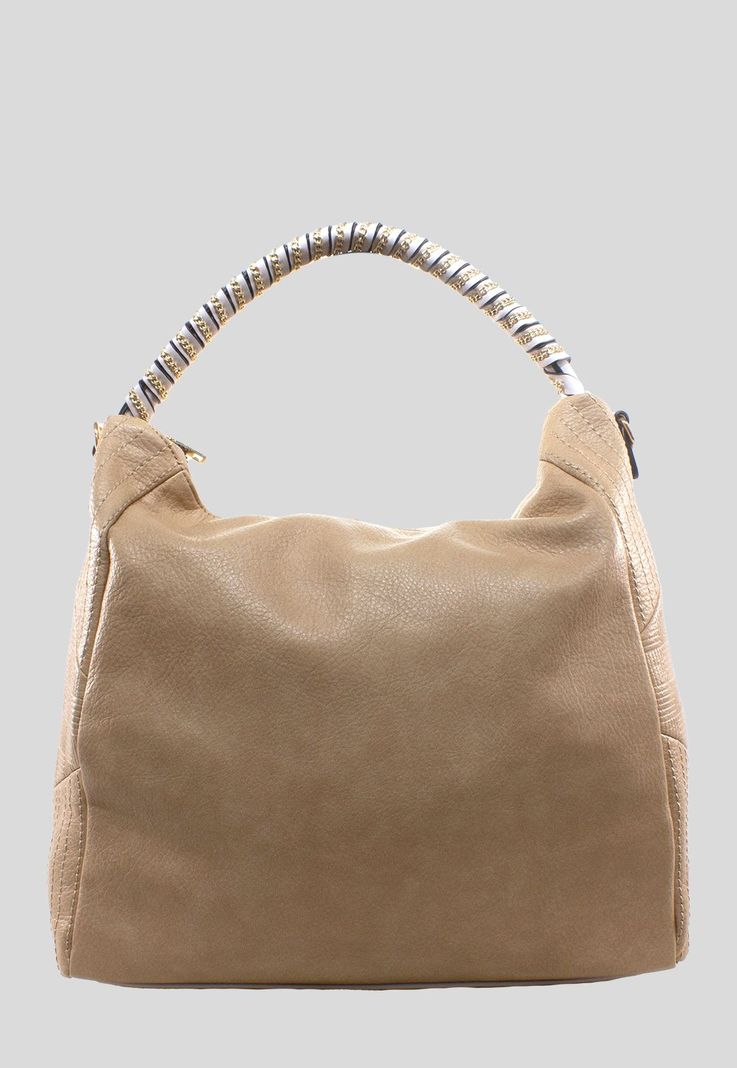 Cartera Con Manilla Cadena Arena-0
