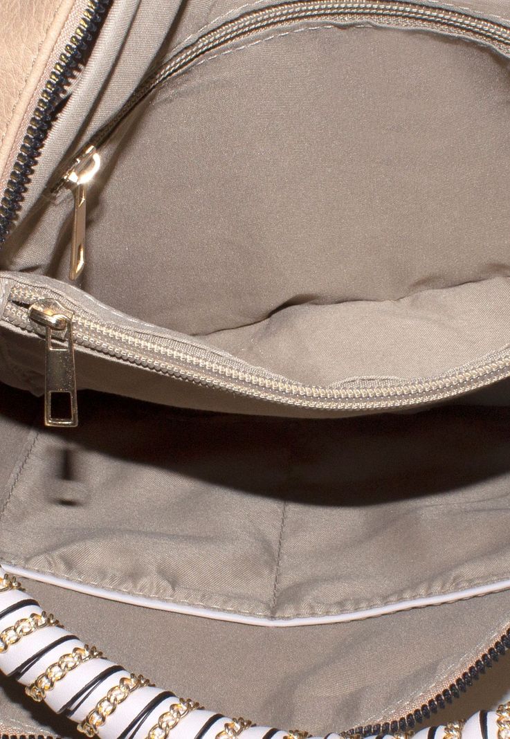 Cartera Con Manilla Cadena Arena-3
