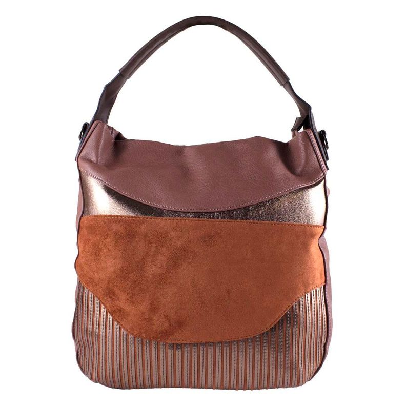 Cartera Bote 3 Materiales Rosado