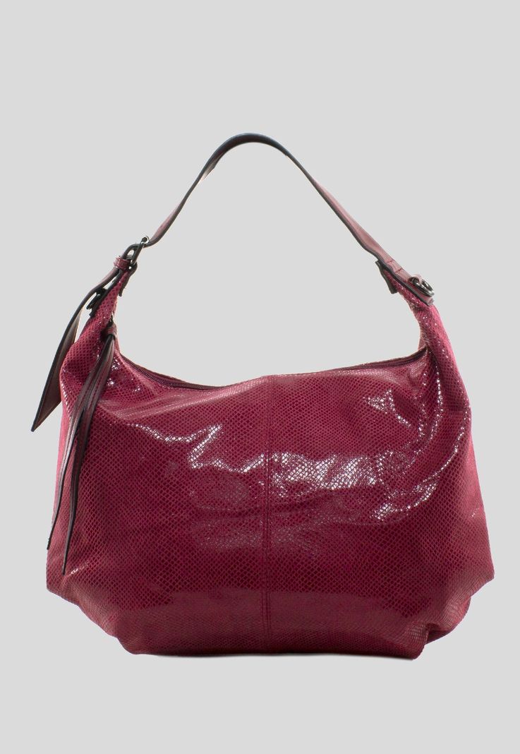 Cartera Grande Bote Piton Rojo-0