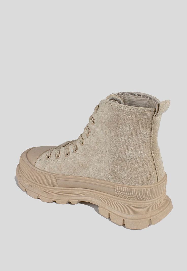 Botin Gamuza Chunky Beige-2