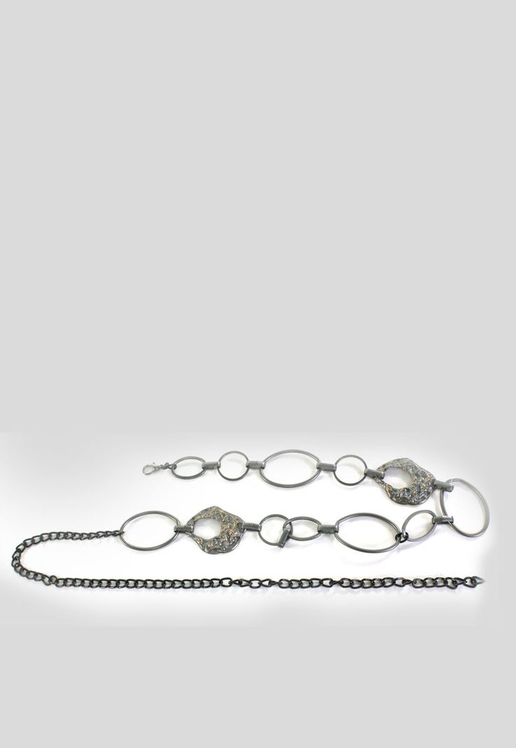 Cinturon Metal Eslabones Surtidos Negro-1