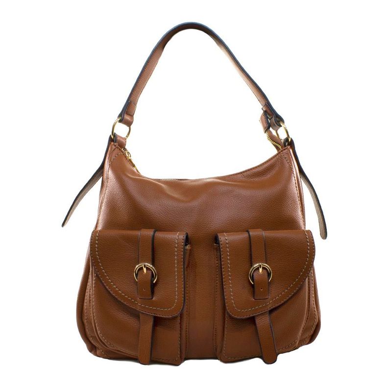 Cartera Base Acolchada Tostado