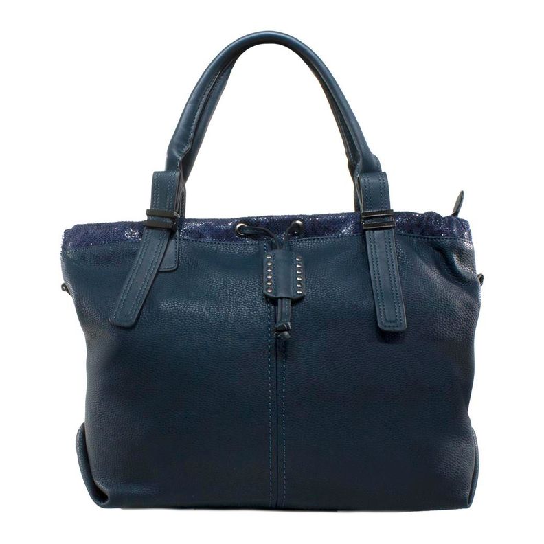 Cartera C/Argolla Azul