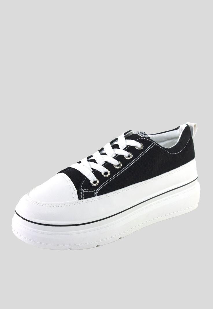 Zapatilla Plat. Lisa Lona Negro-0