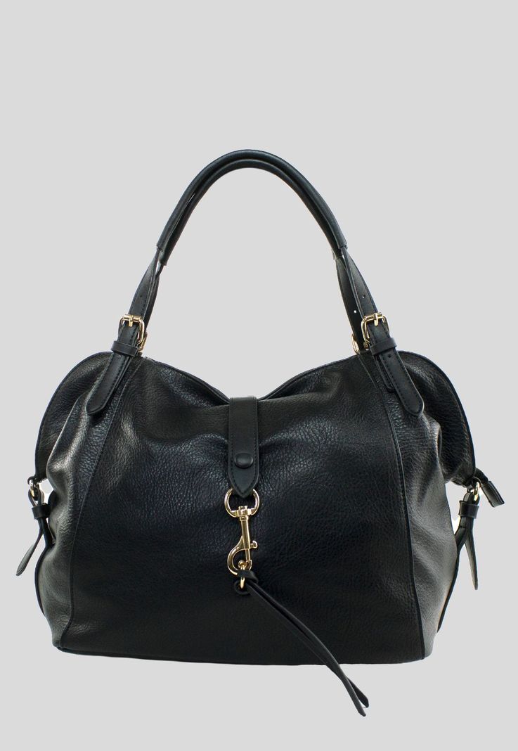 Cartera Con Mosqueton Negro-0
