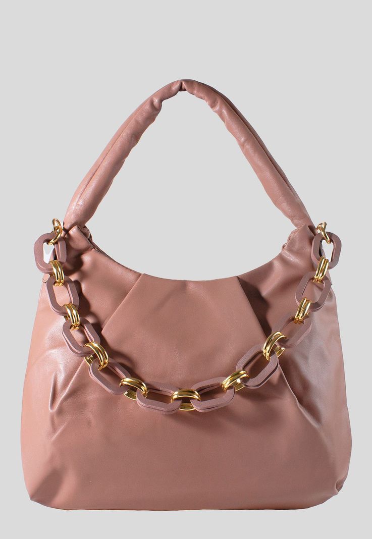 Cartera Cadena Frontal Rosado-0