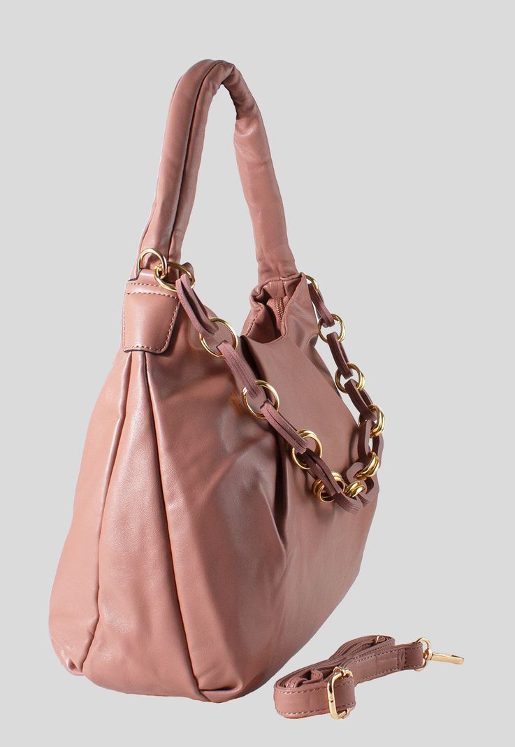 Cartera Cadena Frontal Rosado-1
