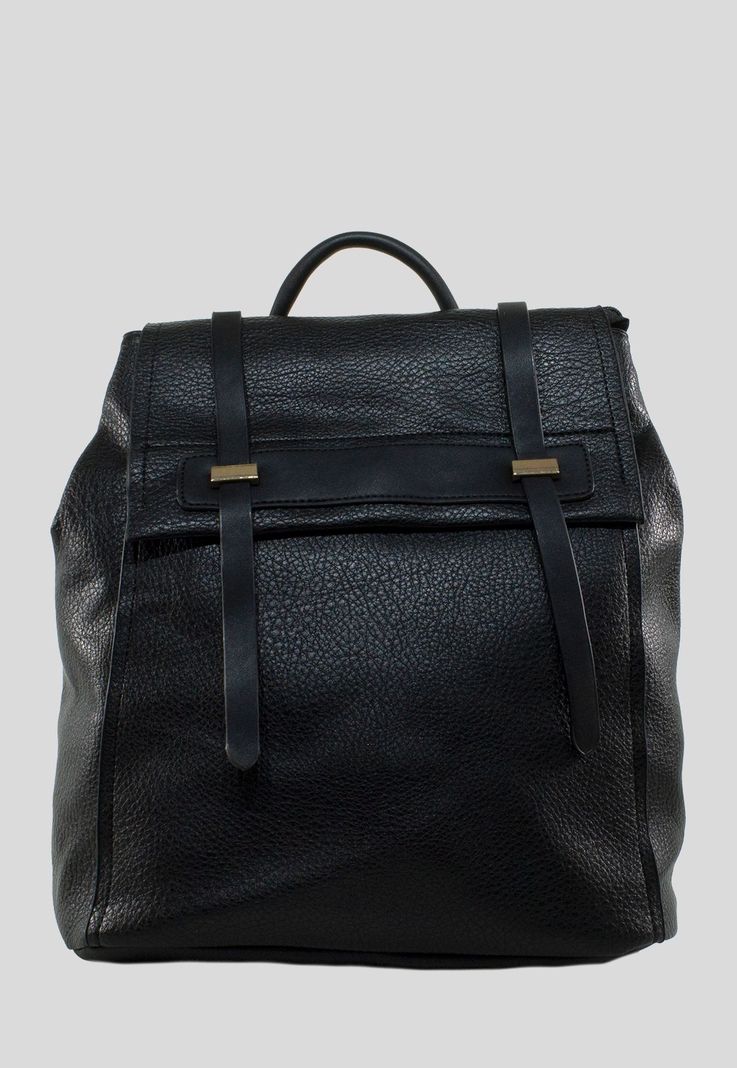 Mochila Grande 2 Lazos Negro-0