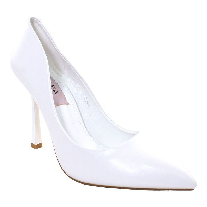 Stiletto Cerrado Taco 12 Blanco-1