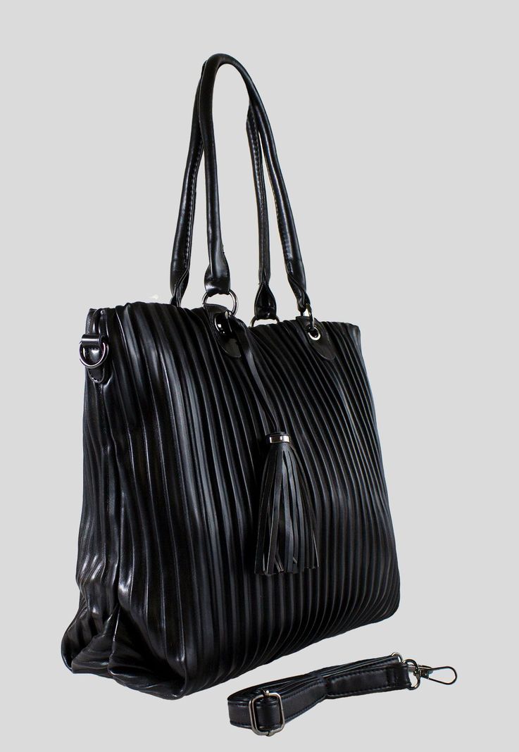 Cartera Full Pliegues Negro-1