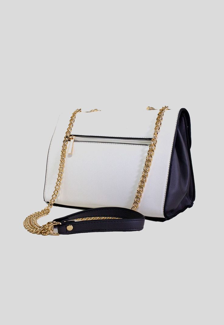 Cartera rigida 3 colores cadena Negro-1