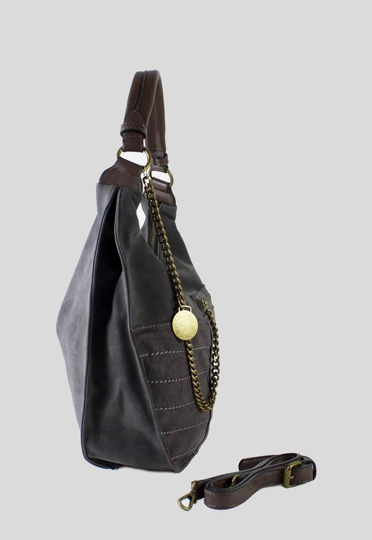 Cartera Patch Cadena Negro-1