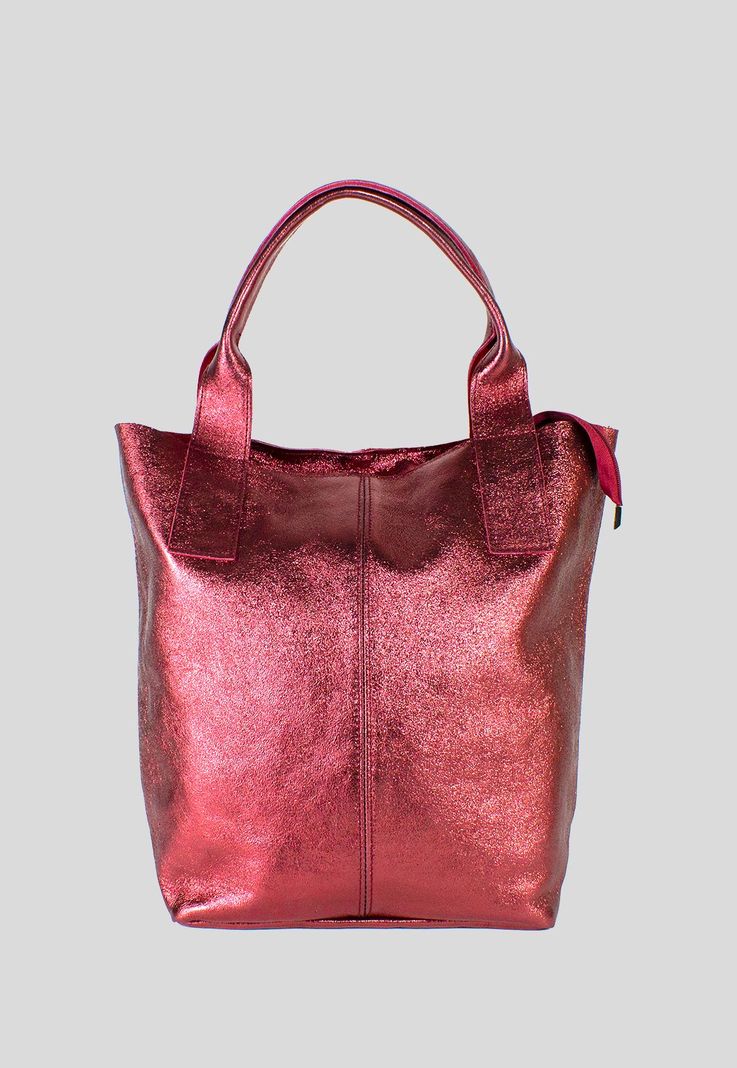 Cartera Cuero Full Metal Burdeo-0