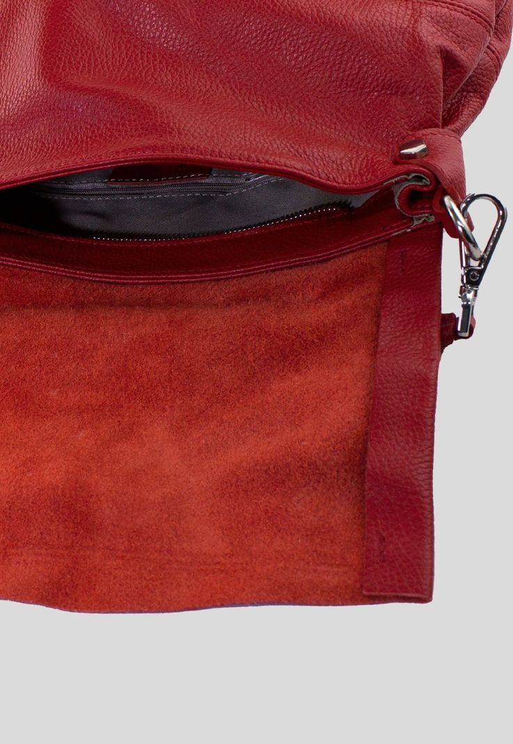 Cartera Cuero Tapa Rojo-3